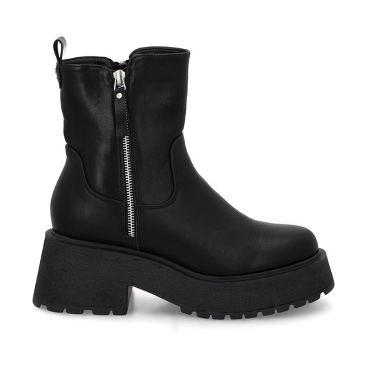 Botin Taco Negro Mujer 55270 - Gotta Mexico