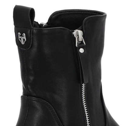 Botin Taco Negro Mujer 55270