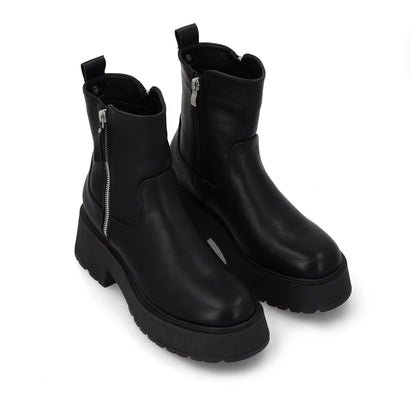 Botin Taco Negro Mujer 55270