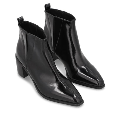 Botin Taco Negro Mujer 55300