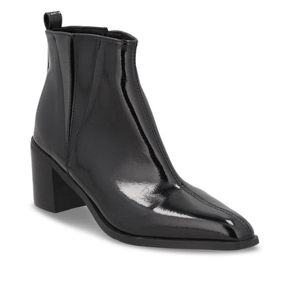 Botin Taco Negro Mujer 55300