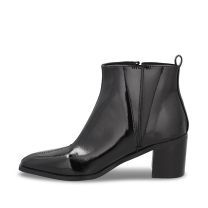 Botin Taco Negro Mujer 55300