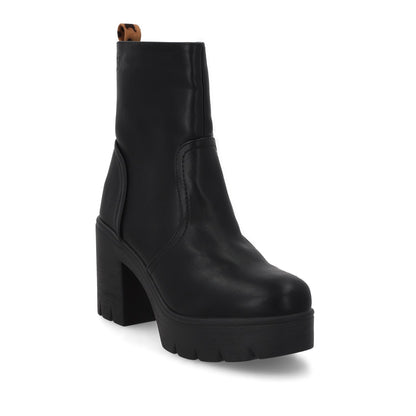 Botin Taco Negro Mujer 55310