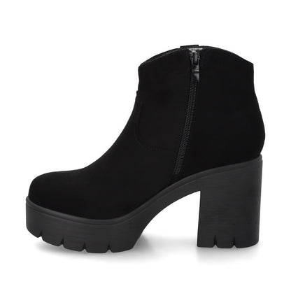 Botin Taco Negro Mujer 55311