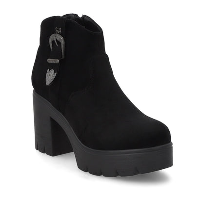 Botin Taco Negro Mujer 55311
