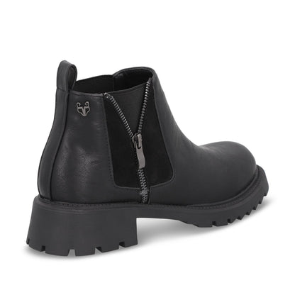 Botin Taco Negro Mujer 55330