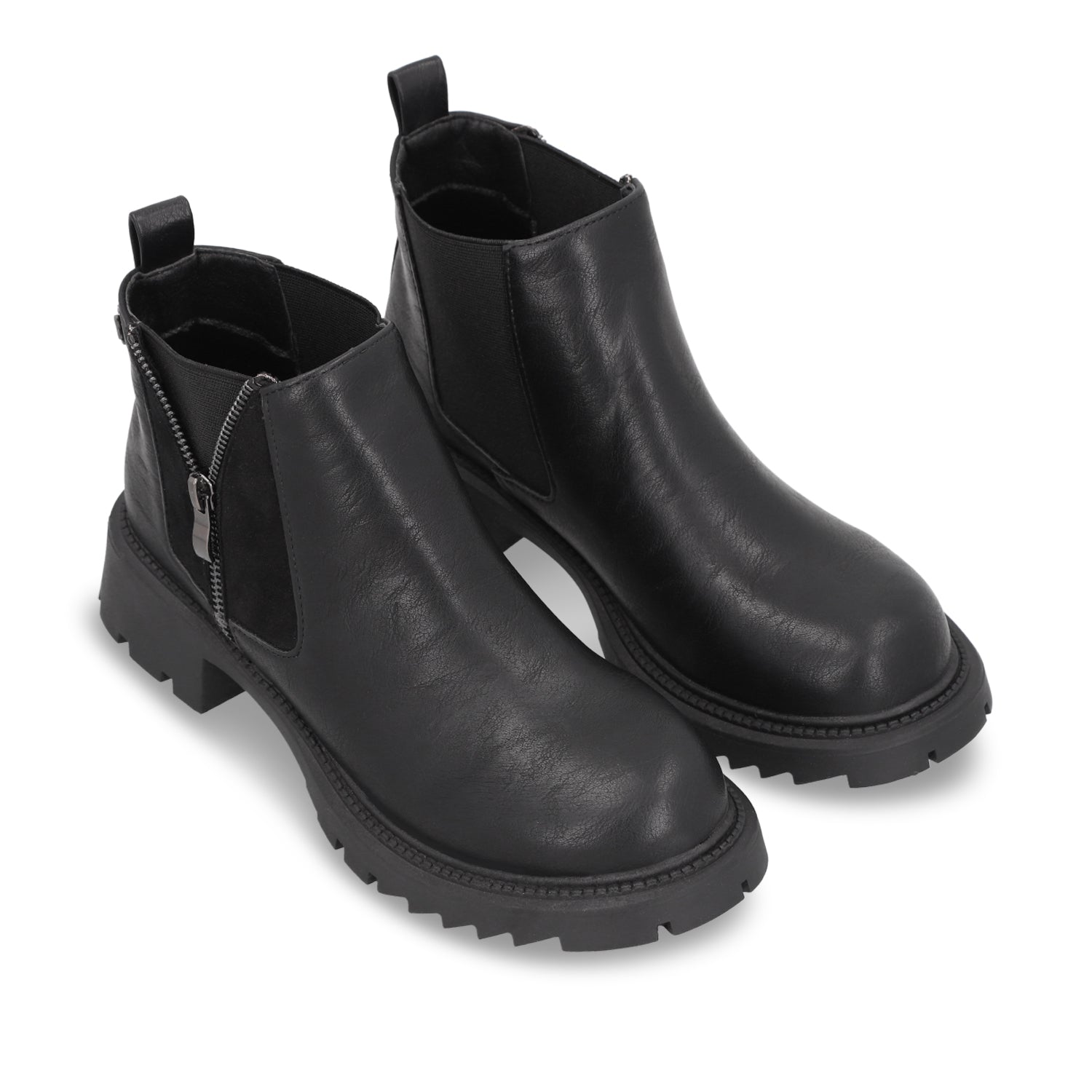 Botin Taco Negro Mujer 55330 - Gotta Mexico
