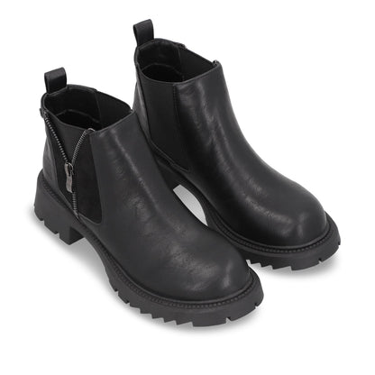 Botin Taco Negro Mujer 55330 - Gotta Mexico