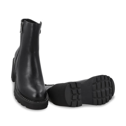 Botin Taco Negro Mujer 56020