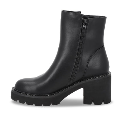 Botin Taco Negro Mujer 56020