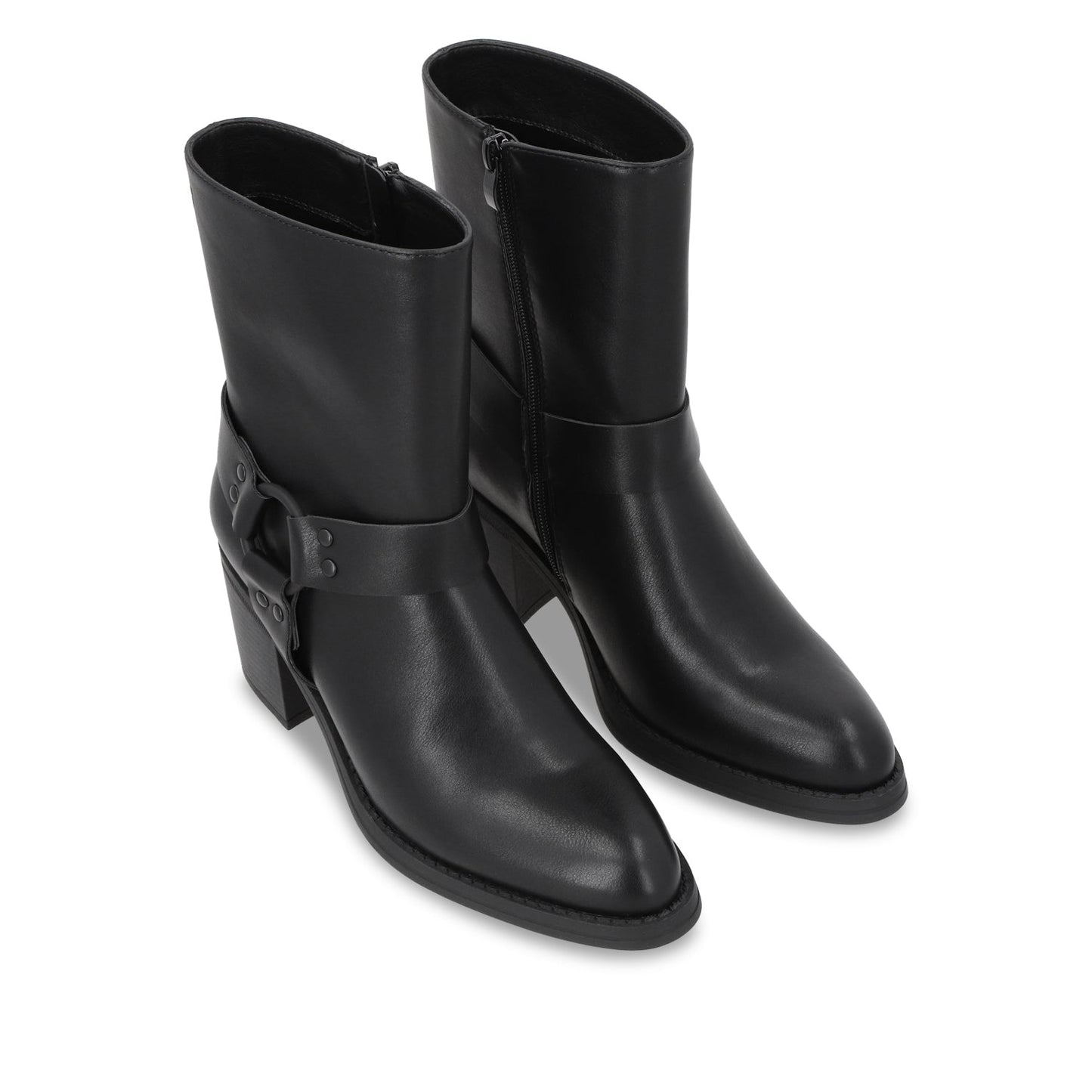 Botin Taco Negro Mujer 56030 - Gotta Mexico