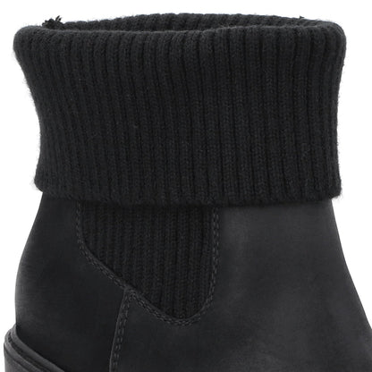 Botin Taco Negro Mujer 56050