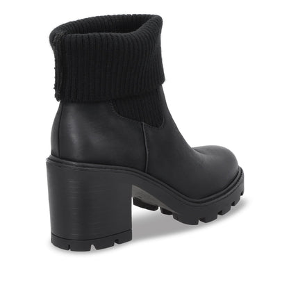 Botin Taco Negro Mujer 56050