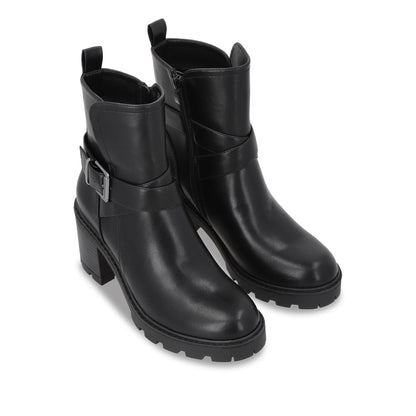 Botin Taco Negro Mujer 56051