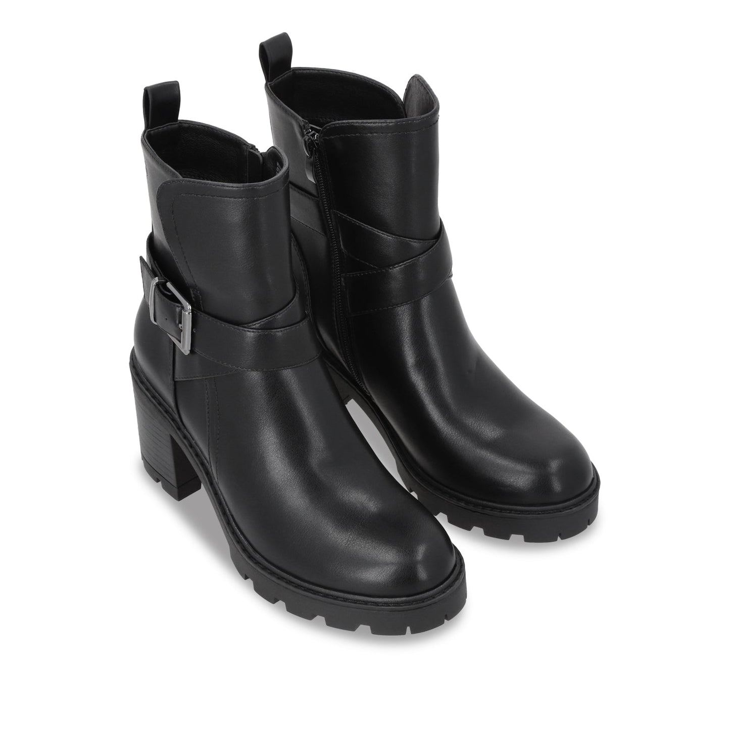 Botin Taco Negro Mujer 56051 - Gotta Mexico