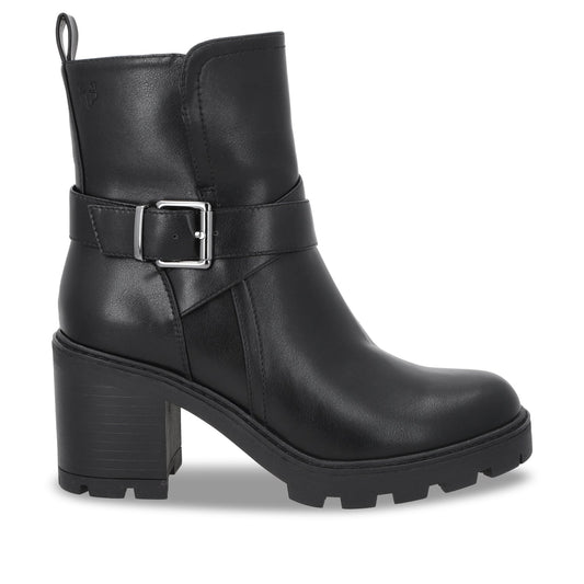 Botin Taco Negro Mujer 56051 - Gotta Mexico