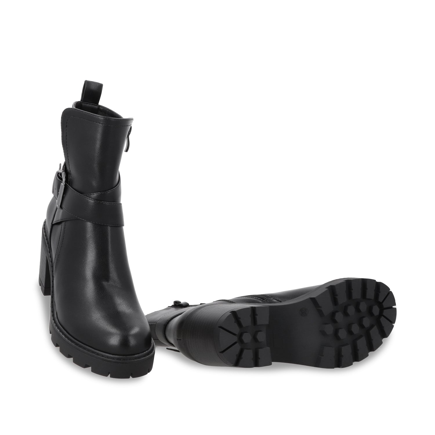 Botin Taco Negro Mujer 56051 - Gotta Mexico