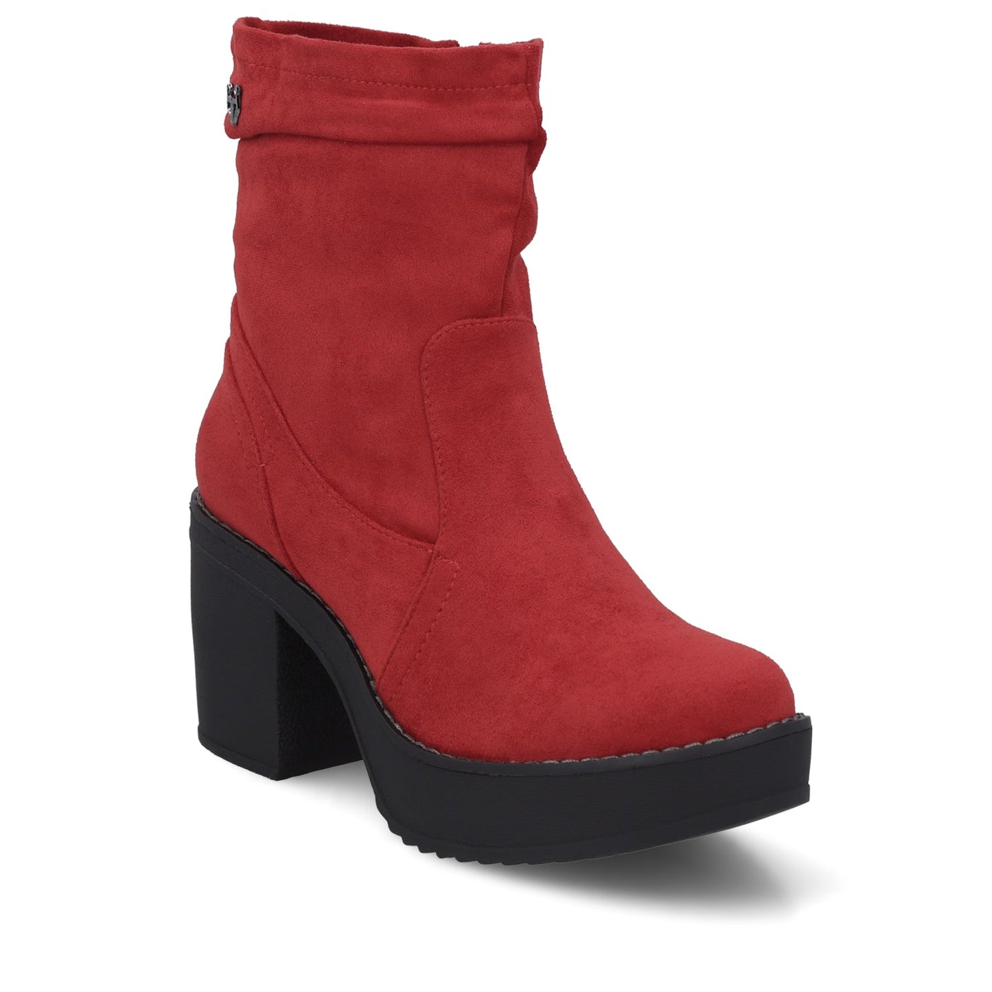 Botin Taco Rojo Mujer C7330