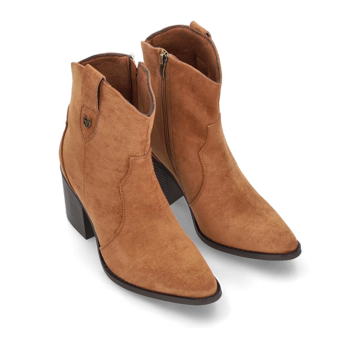 Botin Tacón Camel Mujer 53780 - Gotta Mexico