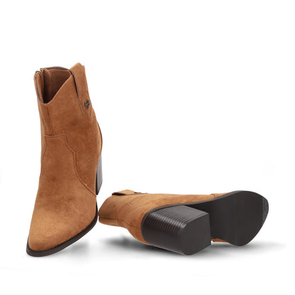 Botin Tacón Camel Mujer 53780 - Gotta Mexico