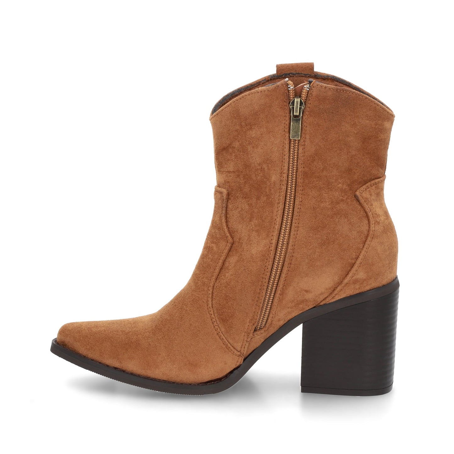 Botin Tacón Camel Mujer 53780 - Gotta Mexico