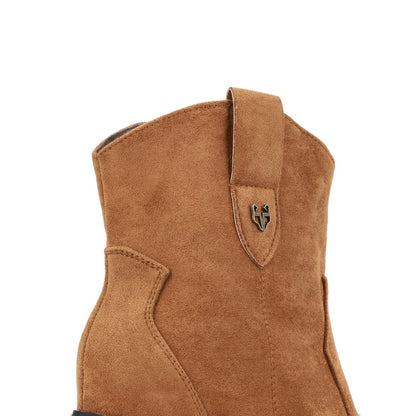 Botin Tacón Camel Mujer 53780 - Gotta Mexico