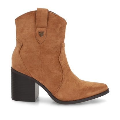 Botin Tacón Camel Mujer 53780 - Gotta Mexico