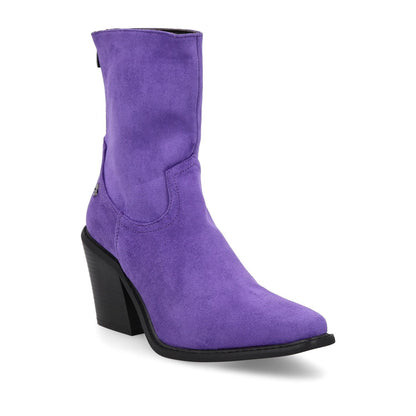 Botín Tacón Morado Mujer 33771