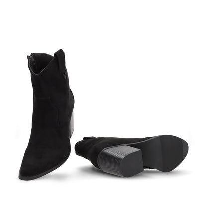 Botin Tacón Negra Mujer 53780 - Gotta Mexico