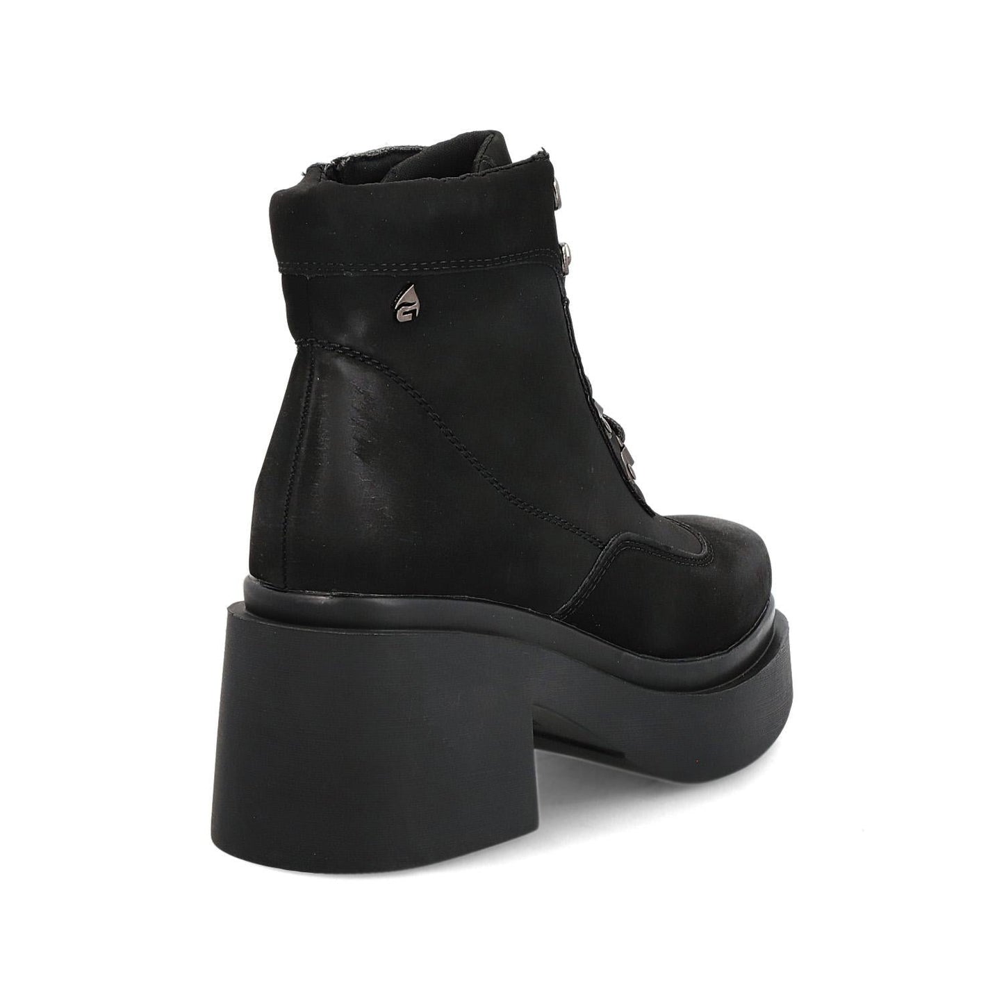 Botín Tacón Negro Mujer 25674