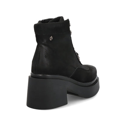 Botín Tacón Negro Mujer 25674