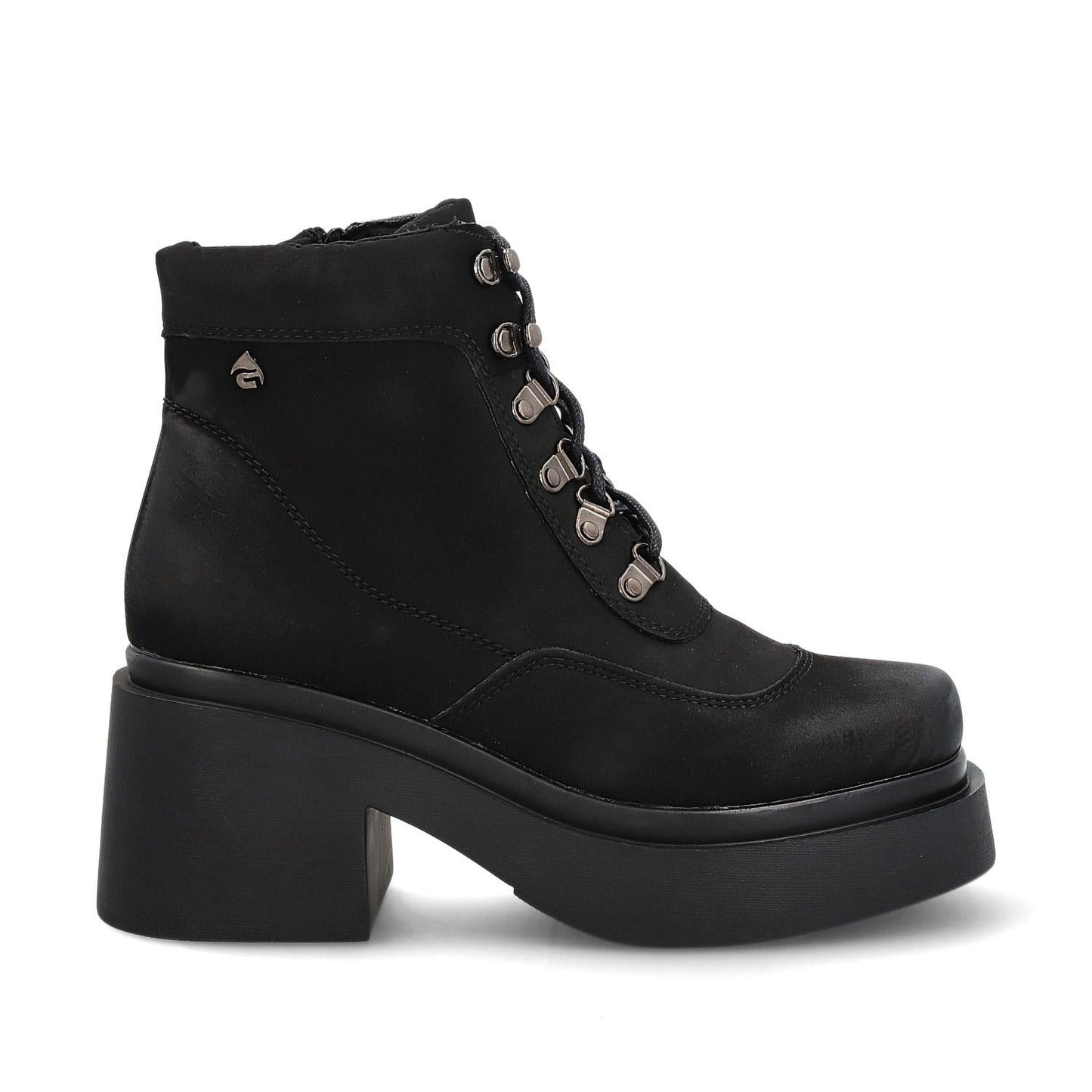 Botín Tacón Negro Mujer 25674