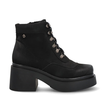 Botín Tacón Negro Mujer 25674