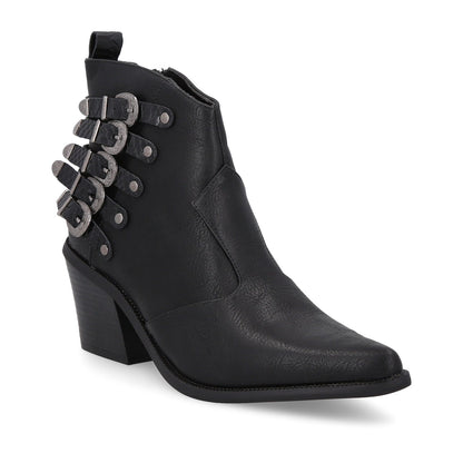 Botín Tacón Negro Mujer 33761