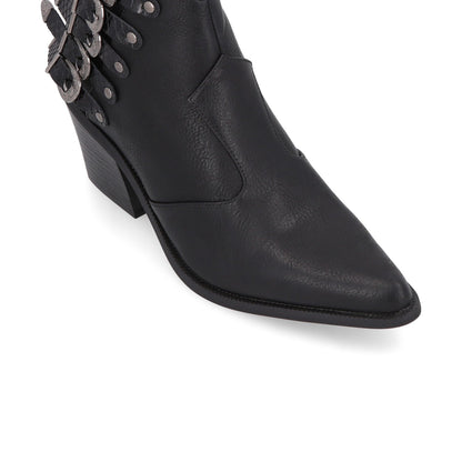 Botín Tacón Negro Mujer 33761