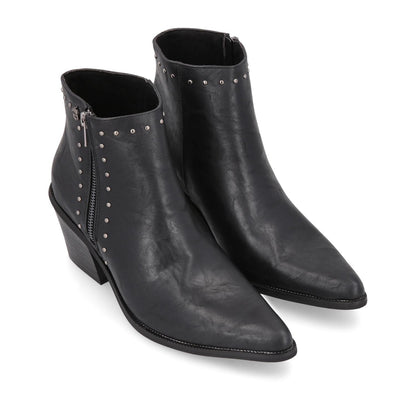 Botín Tacón Negro Mujer 33764