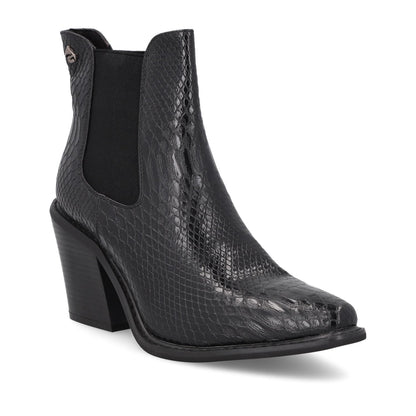 Botín Tacón Negro Mujer 33770