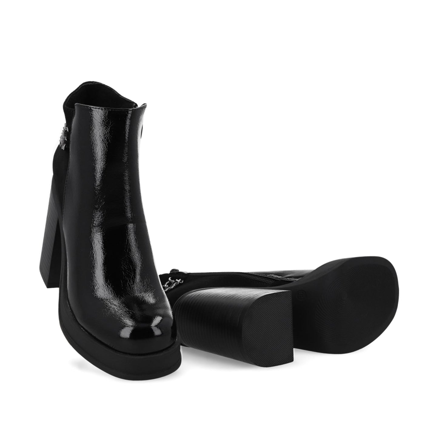 Botín Tacón Negro Mujer 33785