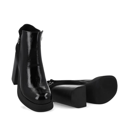 Botín Tacón Negro Mujer 33785