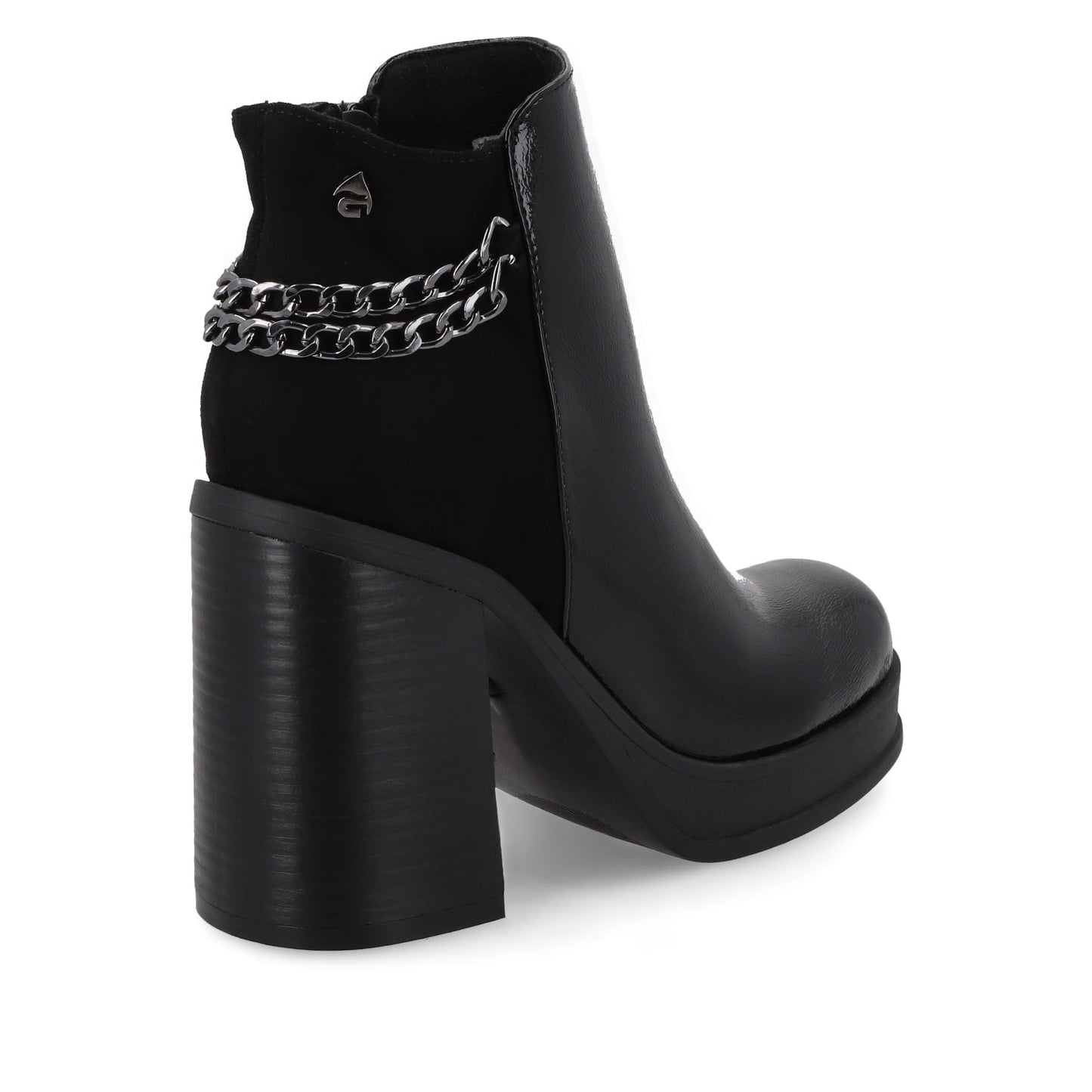 Botín Tacón Negro Mujer 33785