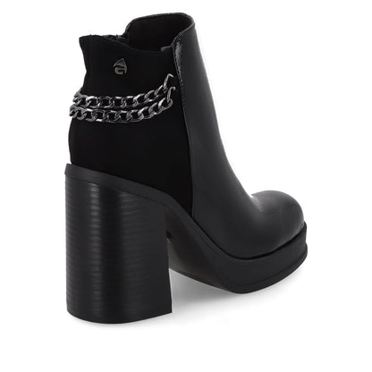 Botín Tacón Negro Mujer 33785