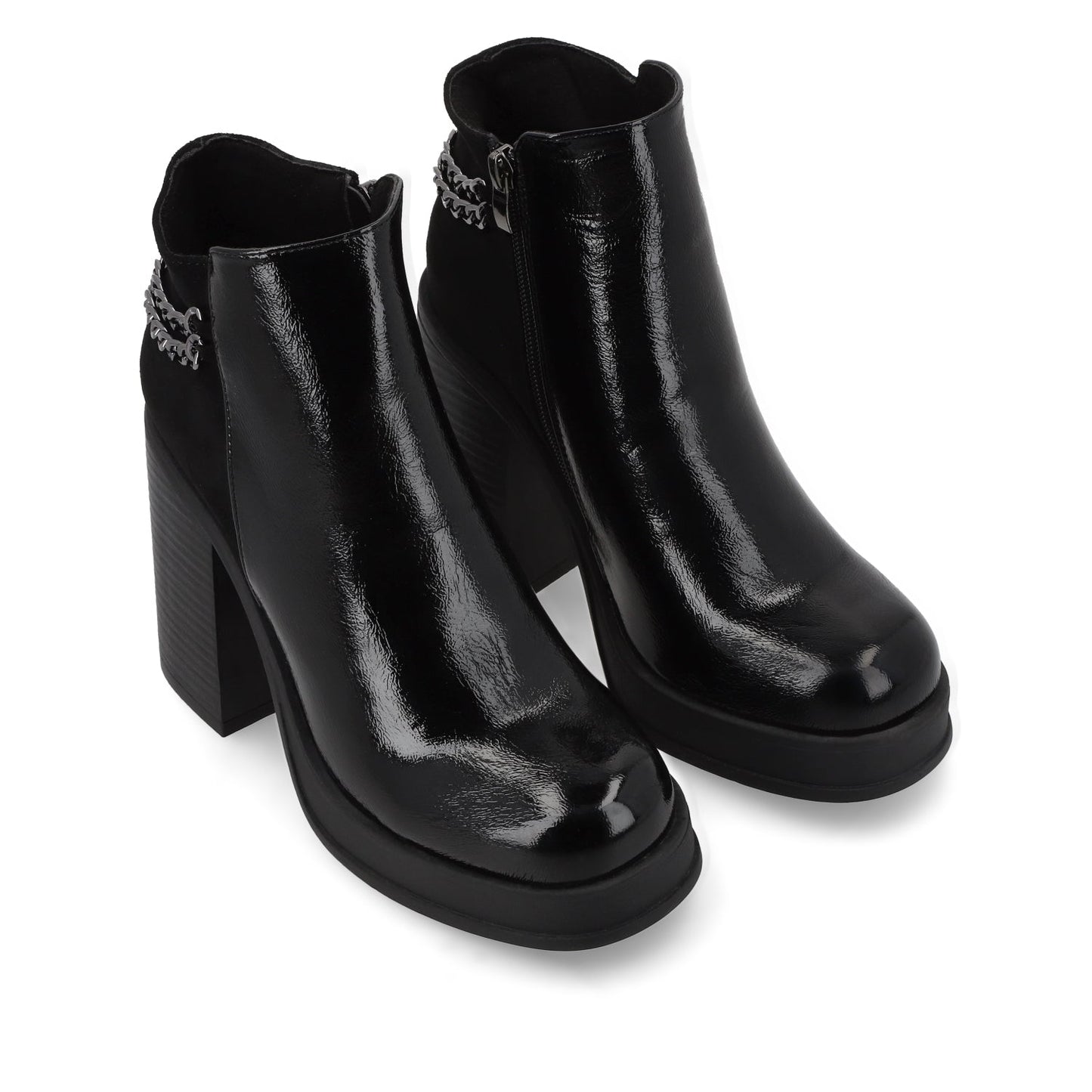 Botín Tacón Negro Mujer 33785