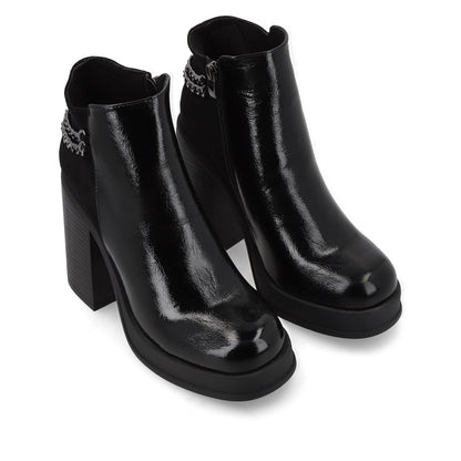 Botín Tacón Negro Mujer 33785