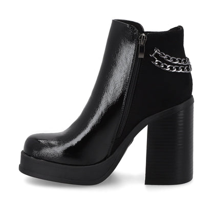 Botín Tacón Negro Mujer 33785