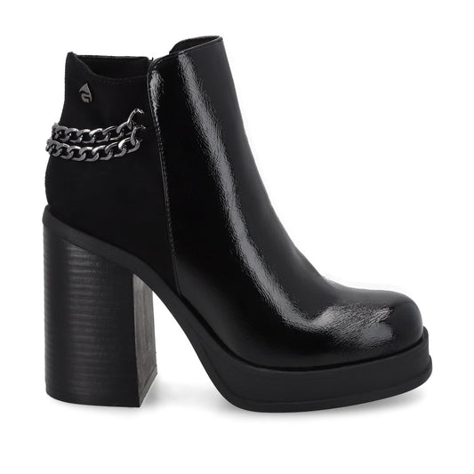 Botín Tacón Negro Mujer 33785