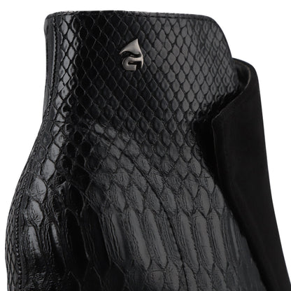 Botín Tacón Negro Mujer 35552
