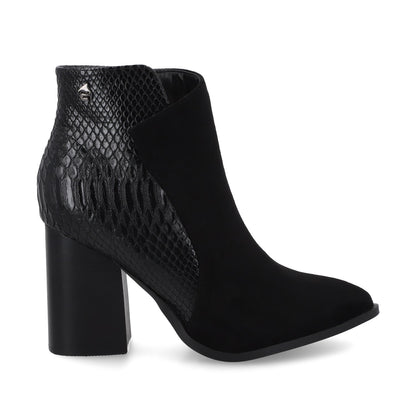 Botín Tacón Negro Mujer 35552