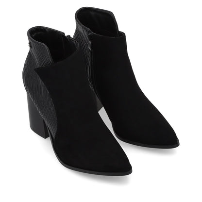 Botín Tacón Negro Mujer 35552
