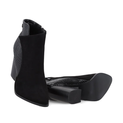 Botín Tacón Negro Mujer 35552