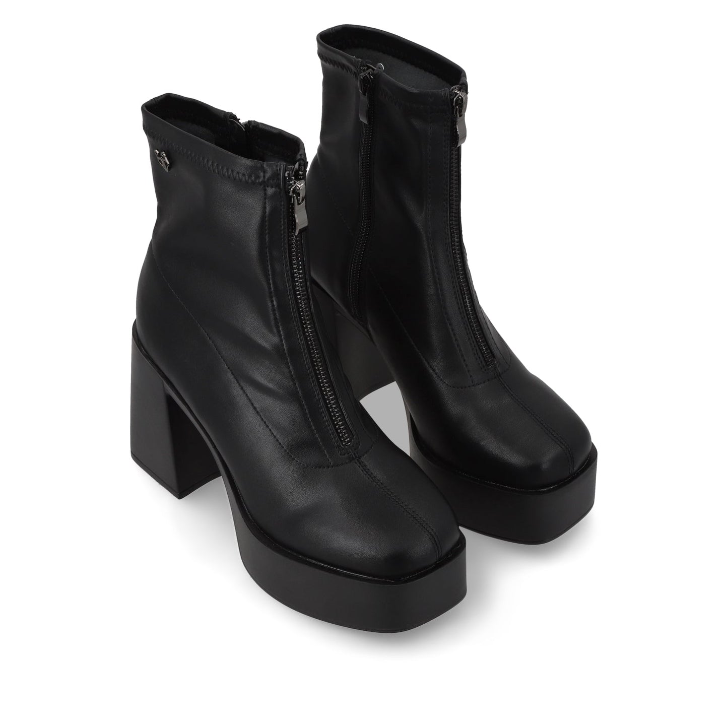 Botín Tacón Negro Mujer 45771